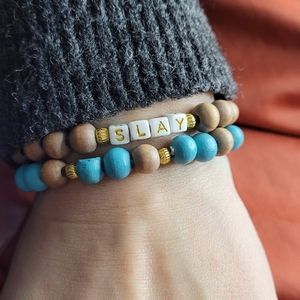 Stackable Braclet Set (Slay Gold)